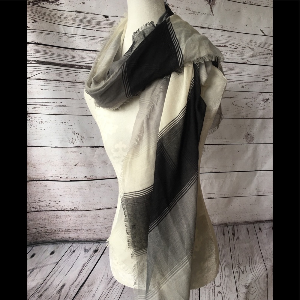 Large Striped Scarf/Wrap